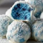 Festive Blue Christmas Truffles: Melt-in-Your-Mouth Holiday Joy! First Image