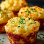 Cheesy Mashed Potato Muffins First Image