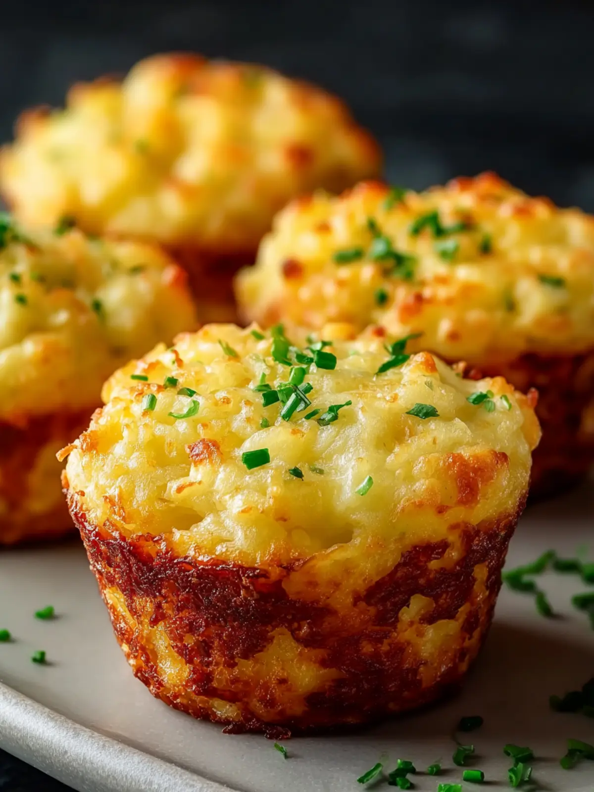 Cheesy Mashed Potato Muffins First Image
