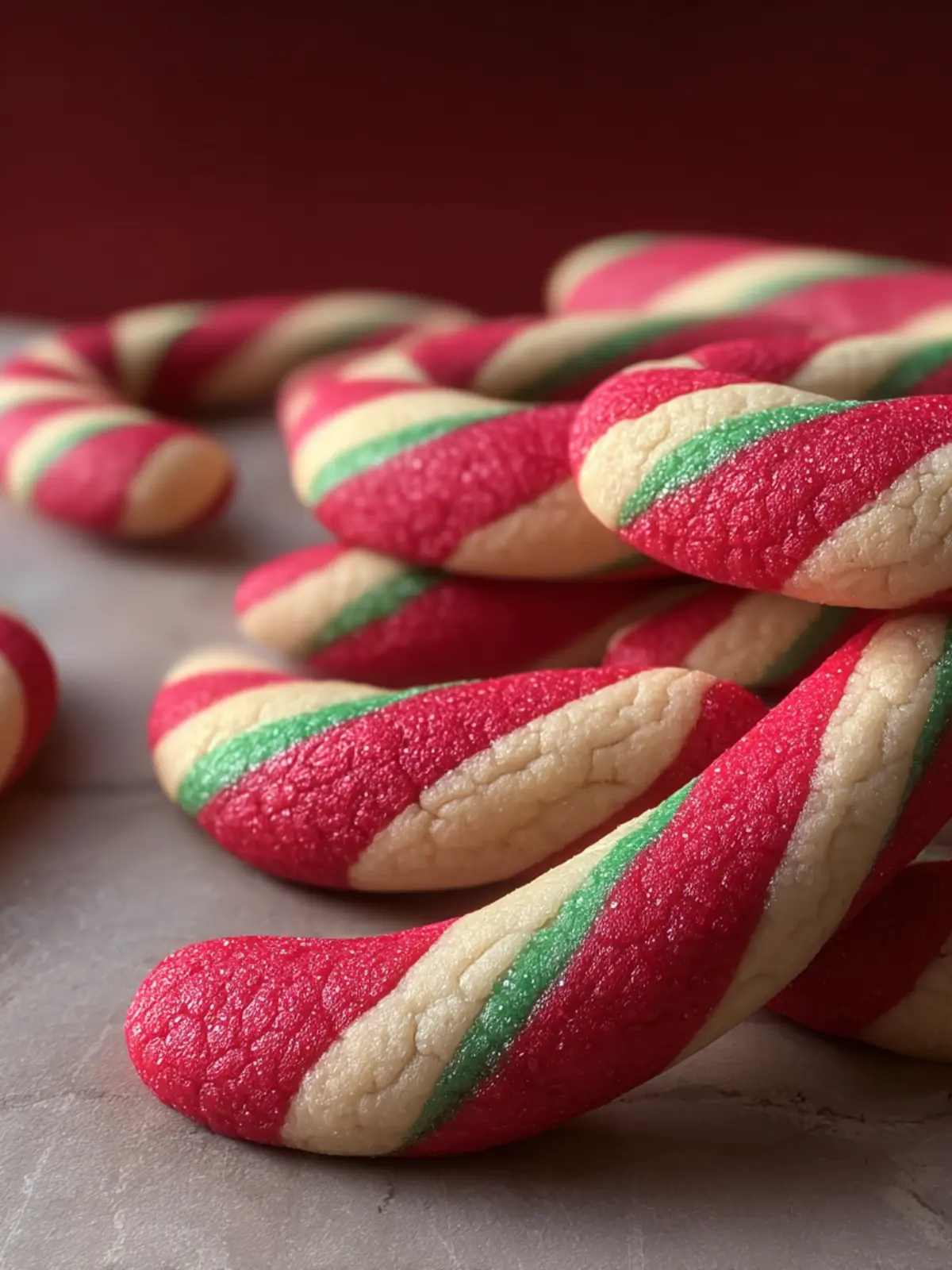 Candy Cane Cookies First Image