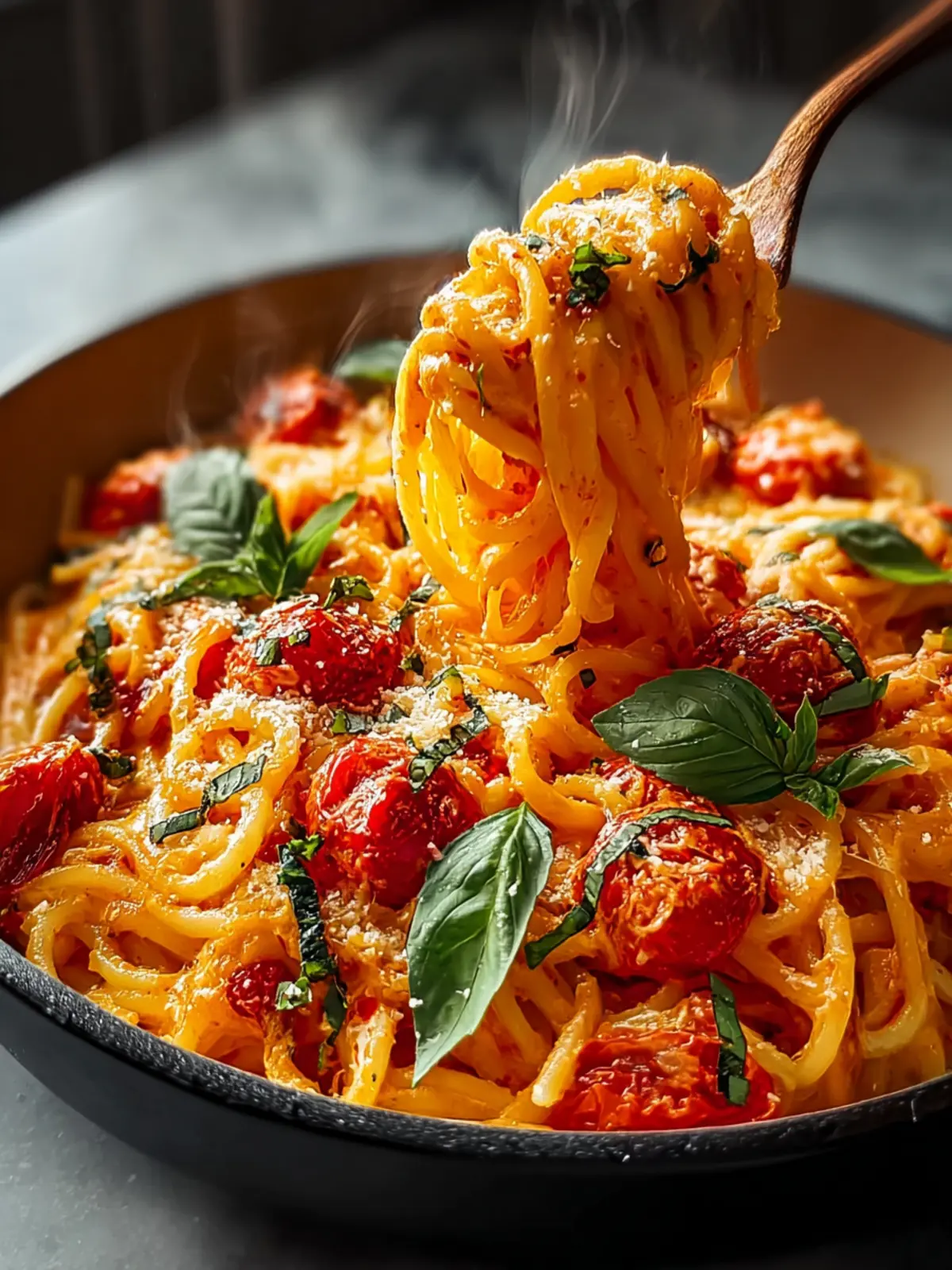 Creamy Tomato Garlic Pasta: Easy & Delicious Weeknight Dinner First Image
