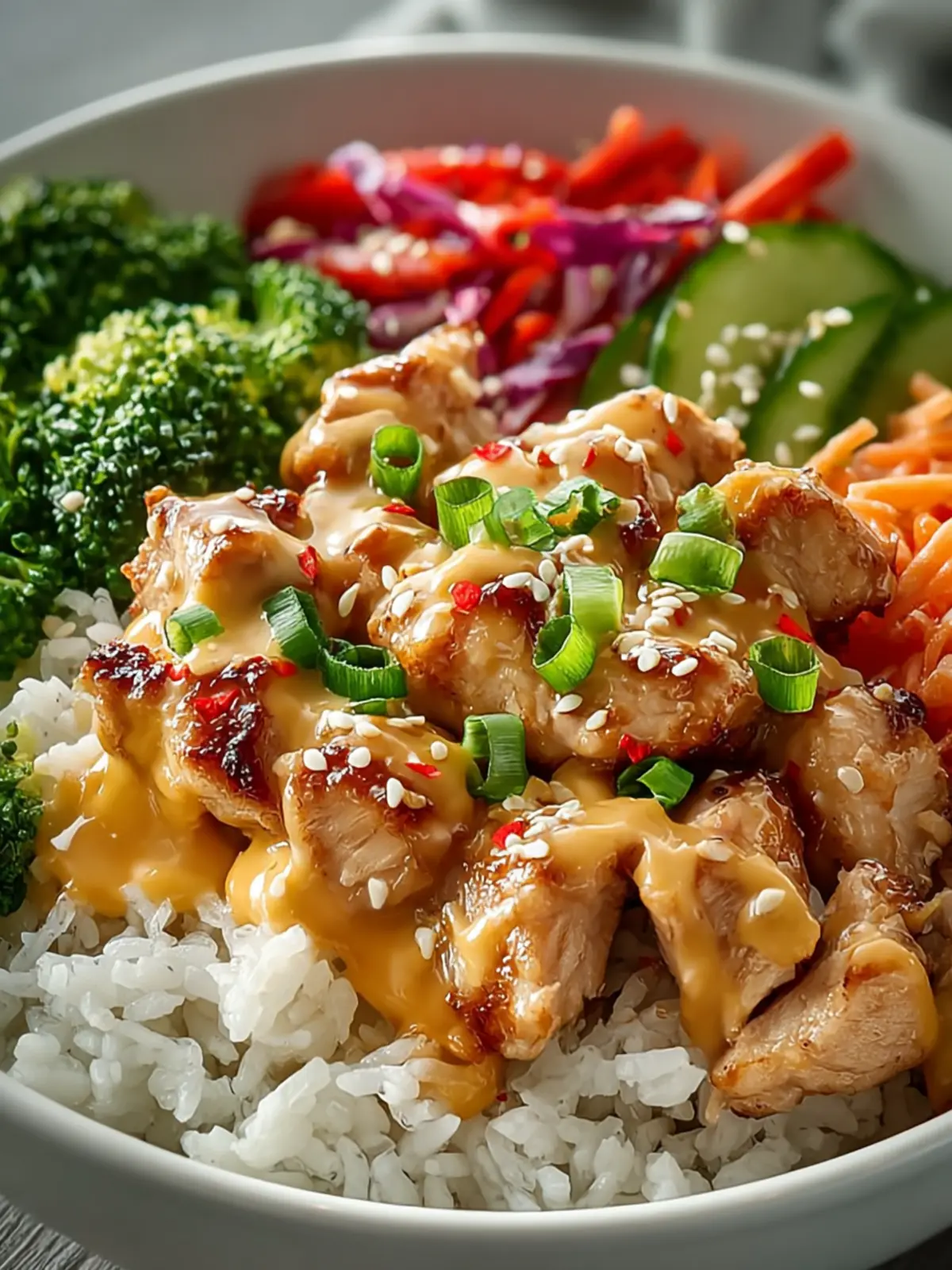 Bang Bang Chicken Bowl Recipe: Easy & Delicious Dinner! First Image