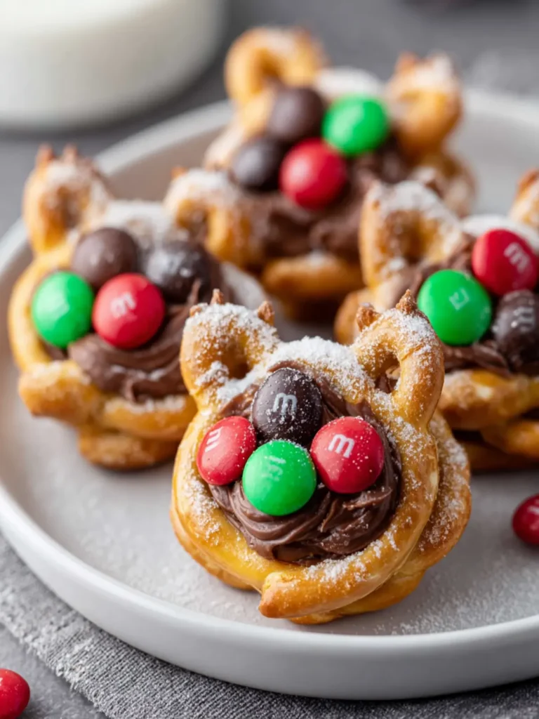 Irresistible Christmas Rolo Pretzels with M&M Candies First Image