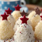 Coconut Snowball Christmas Trees: Irresistibly Easy Recipe! First Image