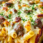 Indulge in Steak Truffle Gouda Pasta Bake Perfection First Image