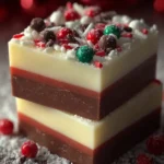Layered Christmas Fudge First Image