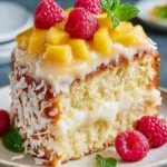 Vegan Mango Coconut Cake: A Tropical Dairy-Free Dessert That’s Moist, Bright, and Completely Irresistible First Image