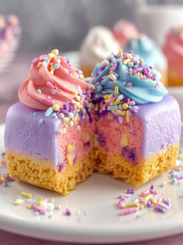 Unicorn Cheesecake Bites – Magical Mini Cheesecake Treats First Image