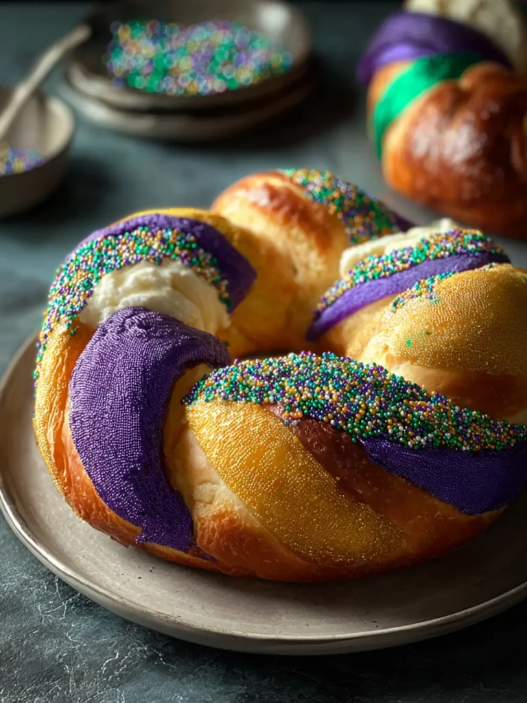 King Cake Recipe First Image