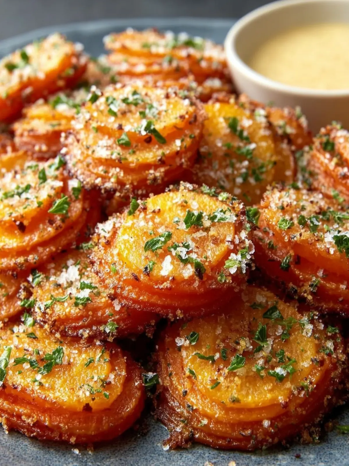 Crispy and Fun Smashed Carrots First Image