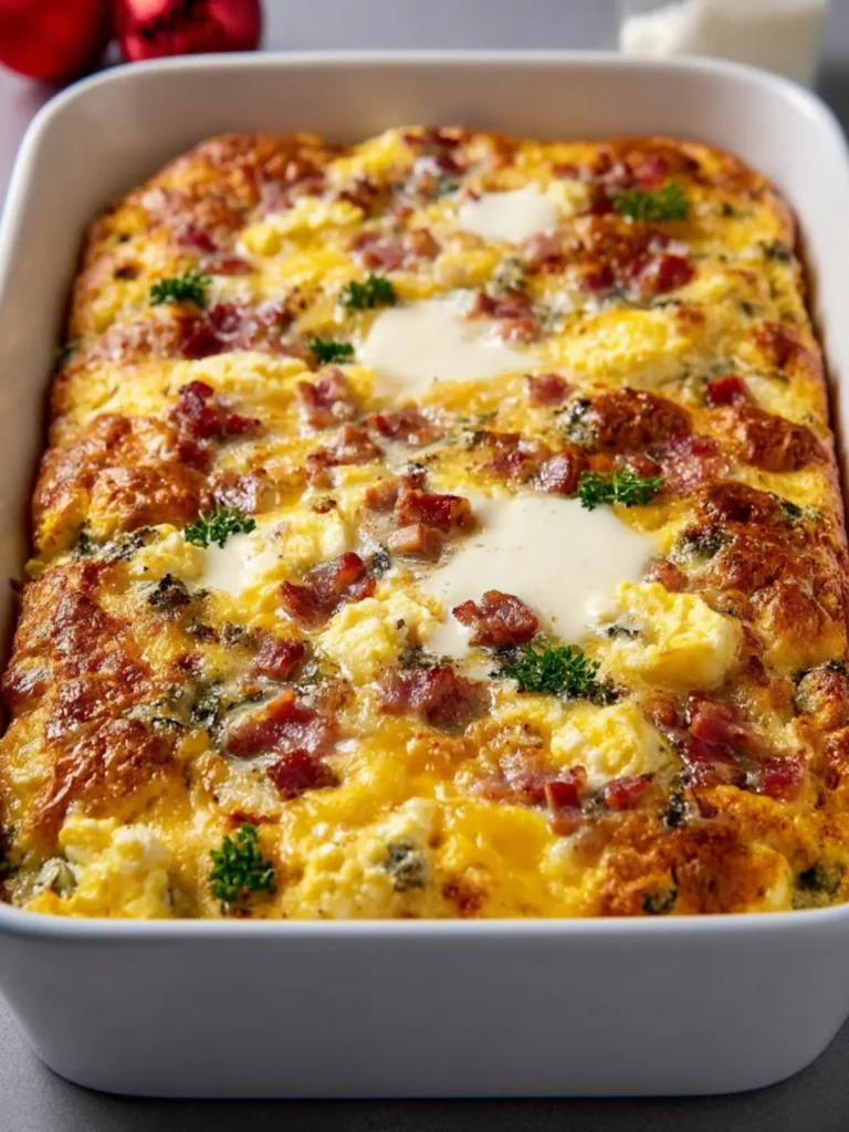 Christmas Breakfast Casserole First Image