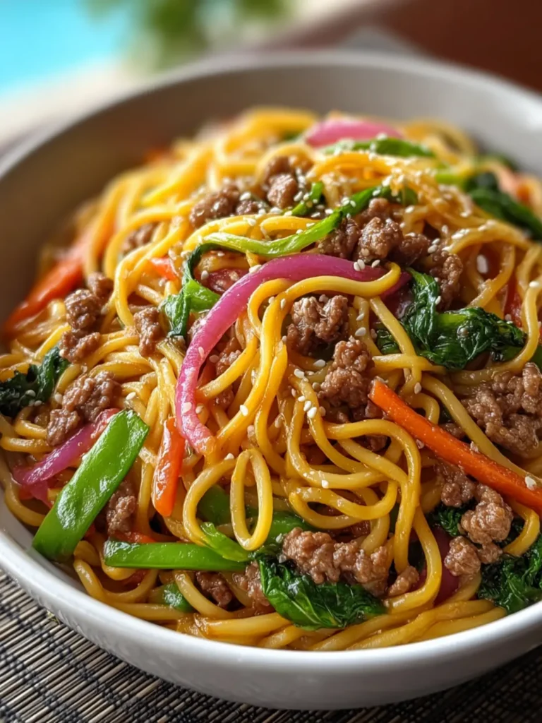 Ground Beef Lo Mein First Image