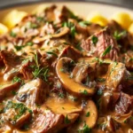 Leftover Prime Rib Stroganoff Recipe First Image