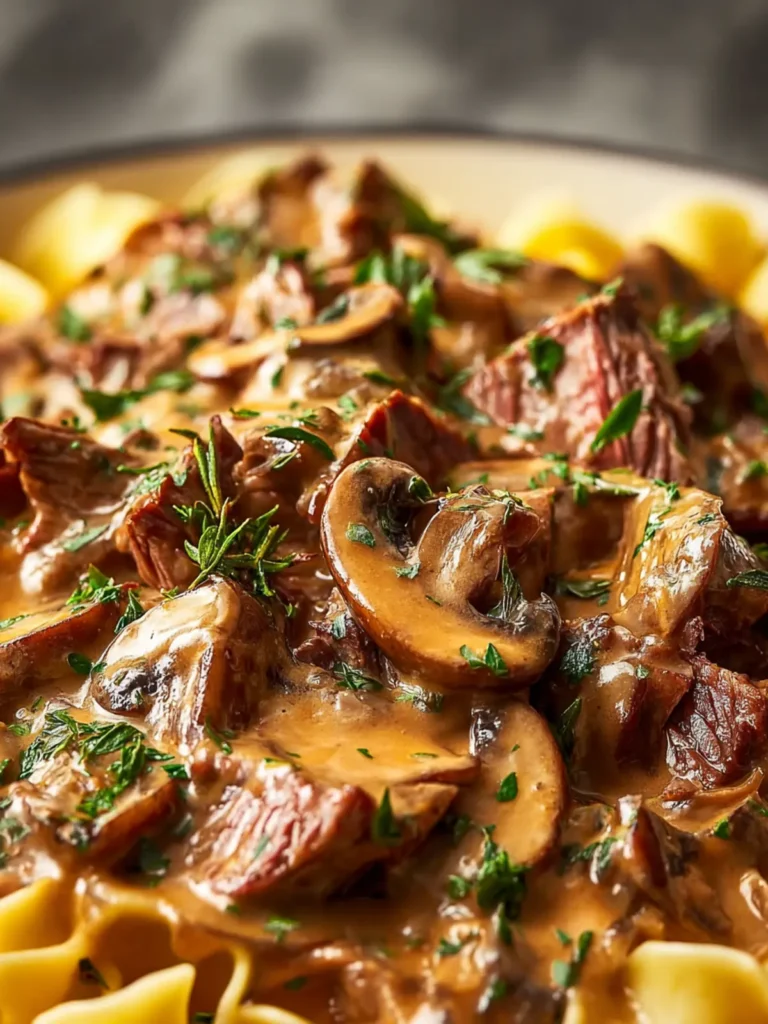 Leftover Prime Rib Stroganoff Recipe First Image