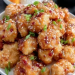 Irresistible Baked Orange Chicken with Panda Express Sauce First Image