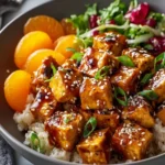 Sesame Apricot Tofu Bowl Recipe First Image