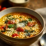 Traditional Italian Pastina Soup First Image