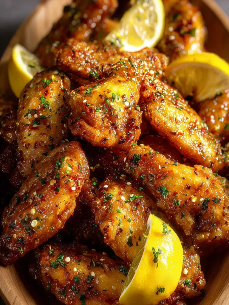 Honey Lemon Pepper Wings First Image
