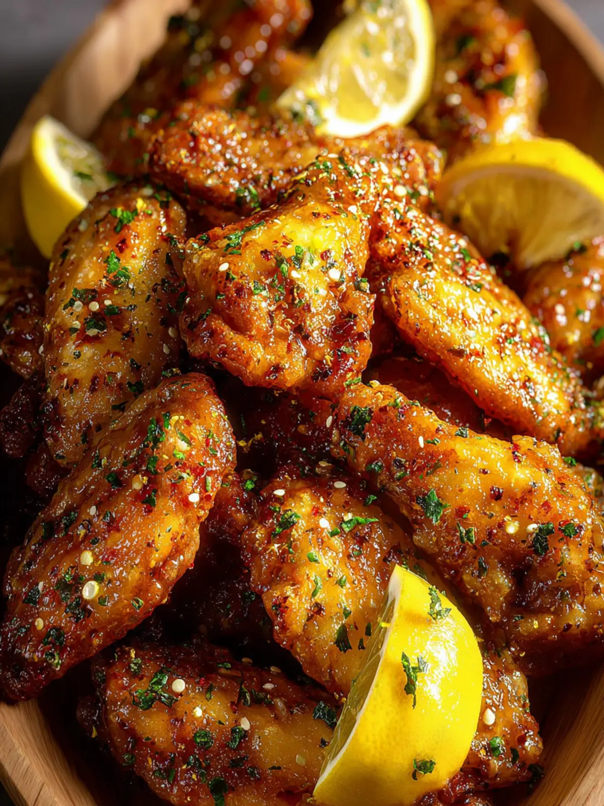 Honey Lemon Pepper Wings First Image