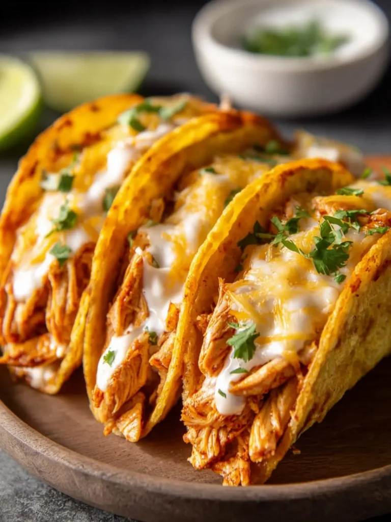 Mini Baked Chicken Tacos: Crispy, Cheesy, and Perfect for Any Occasion First Image