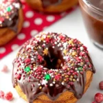 Chocolate Gingerbread Baked Doughnuts First Image