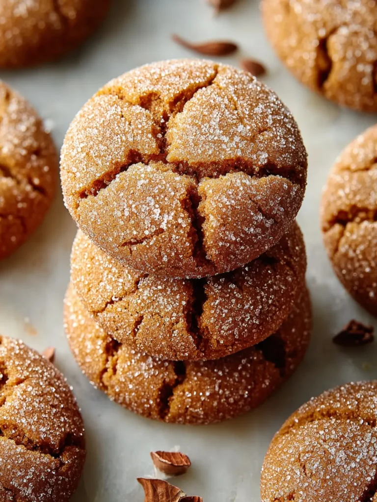 Irresistible Spiced Molasses Crinkle Cookies Recipe First Image