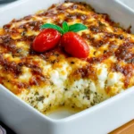 Cheesy Vegetarian Casserole (with Cauliflower Rice) First Image