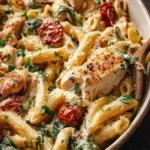 Baked Tuscan Chicken Pasta First Image