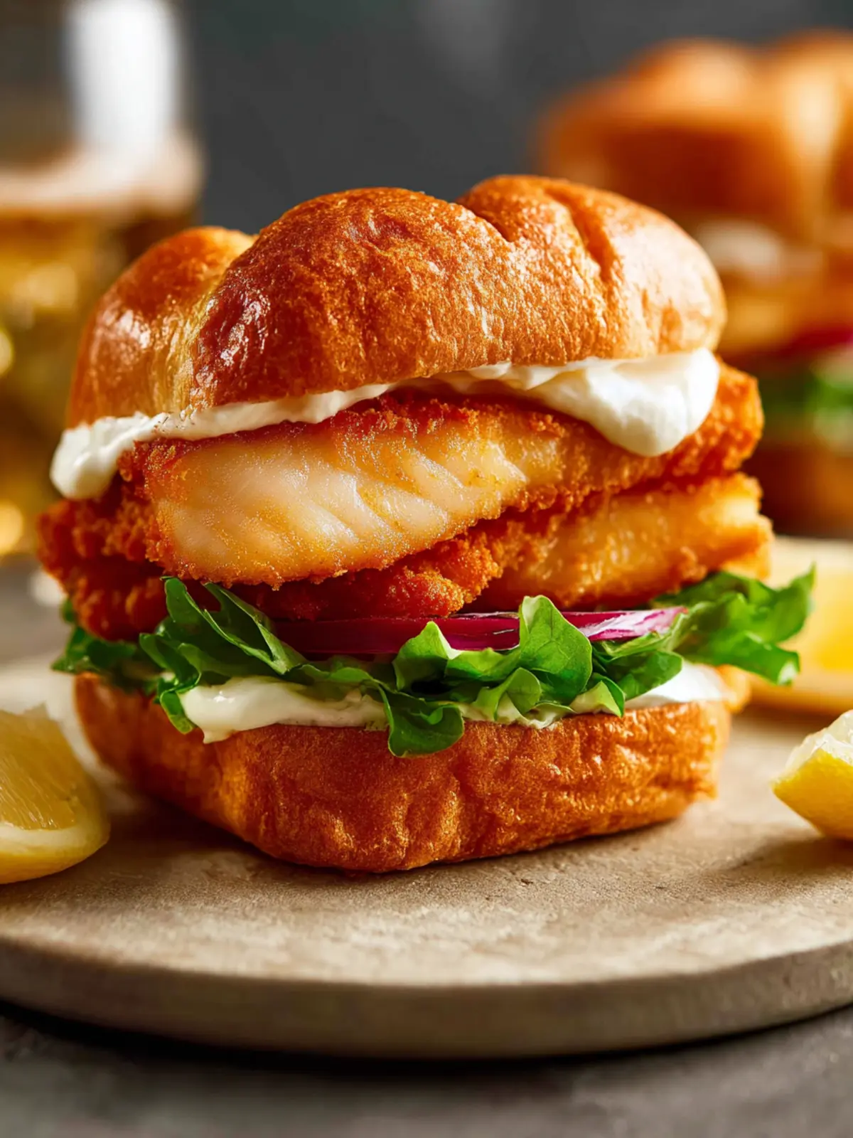 Fried Fish Sandwich First Image