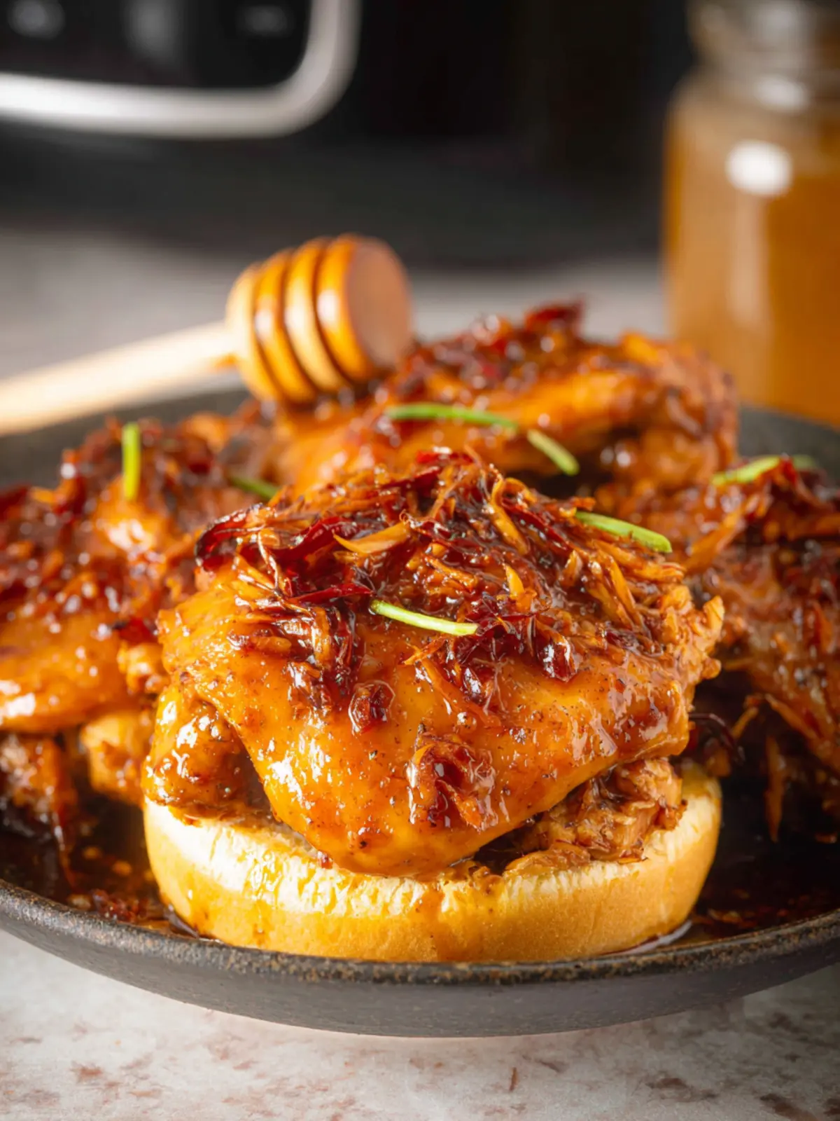 Slow Cooker Hot Honey Chicken Recipe (Gluten-Free) First Image