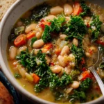 Veggie-Packed Tuscan White Bean Soup with Kale First Image