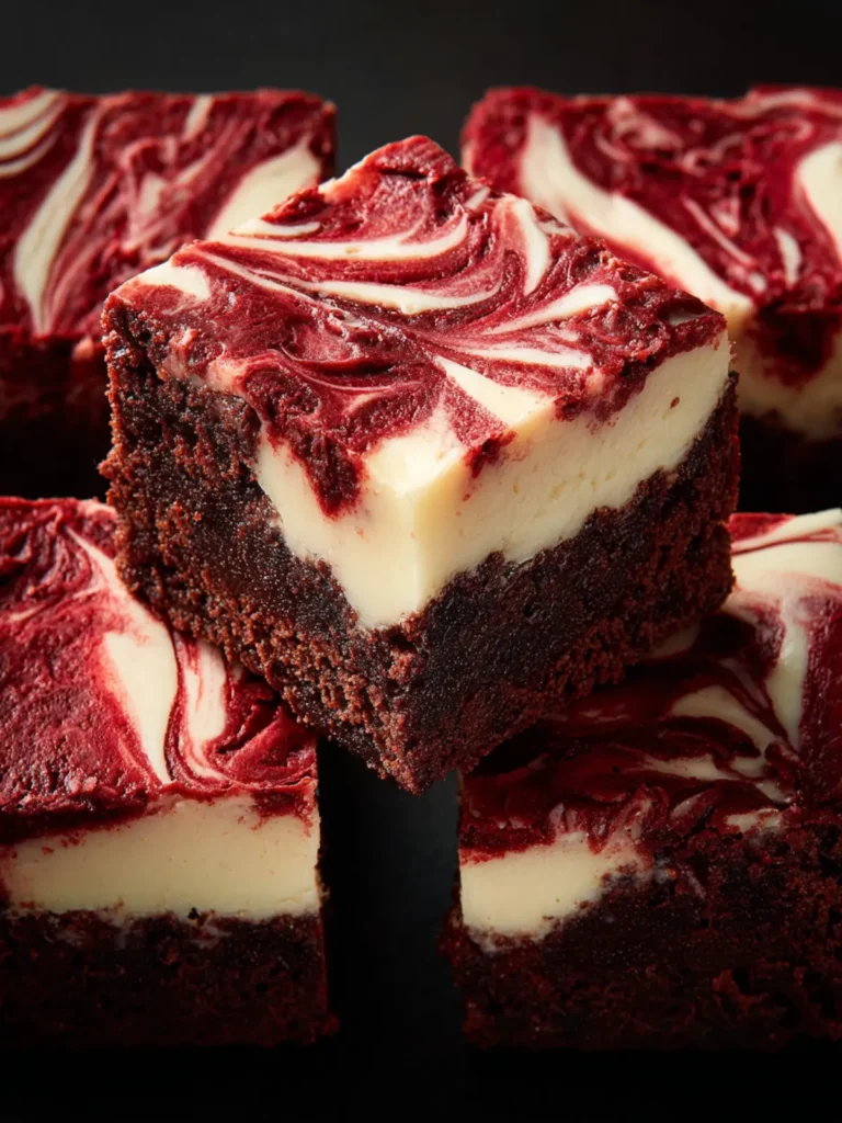 Red Velvet Cheesecake Brownies First Image