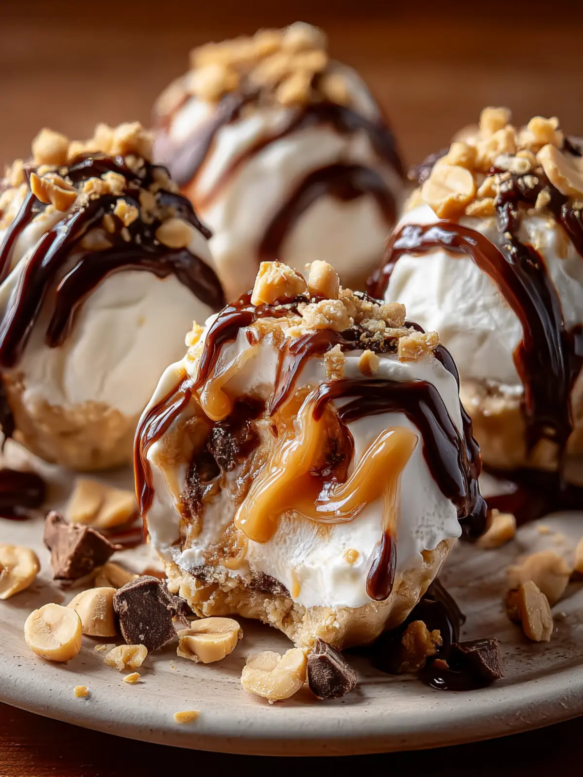 Frozen Greek Yogurt Peanut Butter Bites First Image