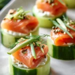 Delightful Smoked Salmon Cucumber Rounds Recipe First Image