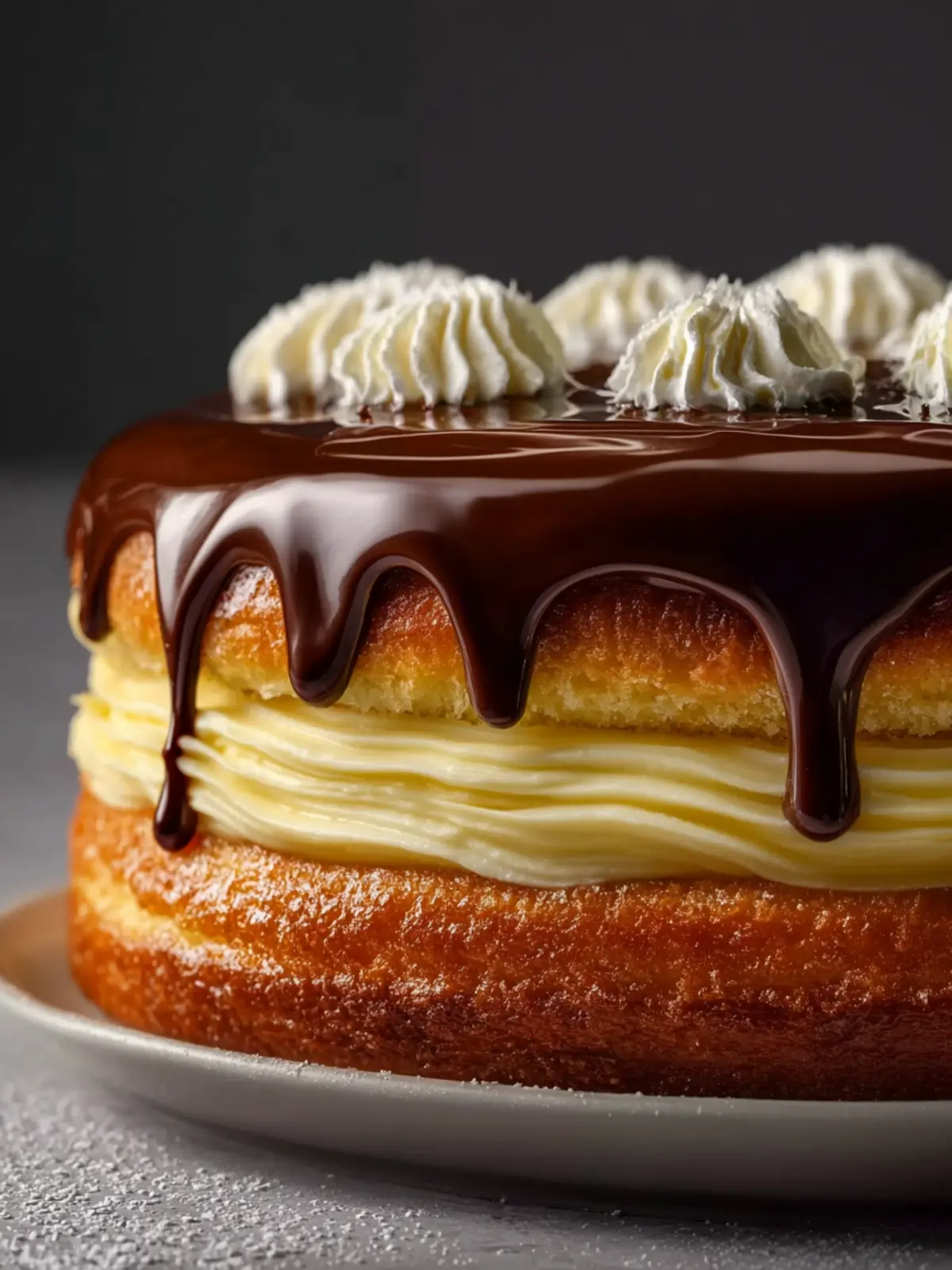 Boston Cream Pie First Image