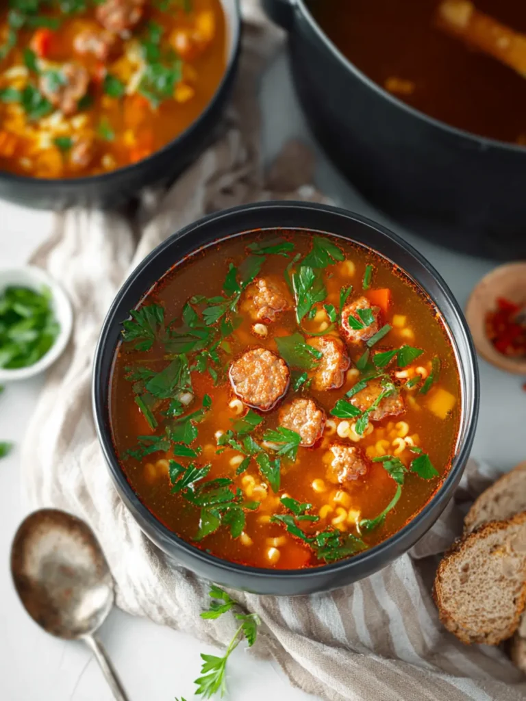 Italian Sausage Soup First Image