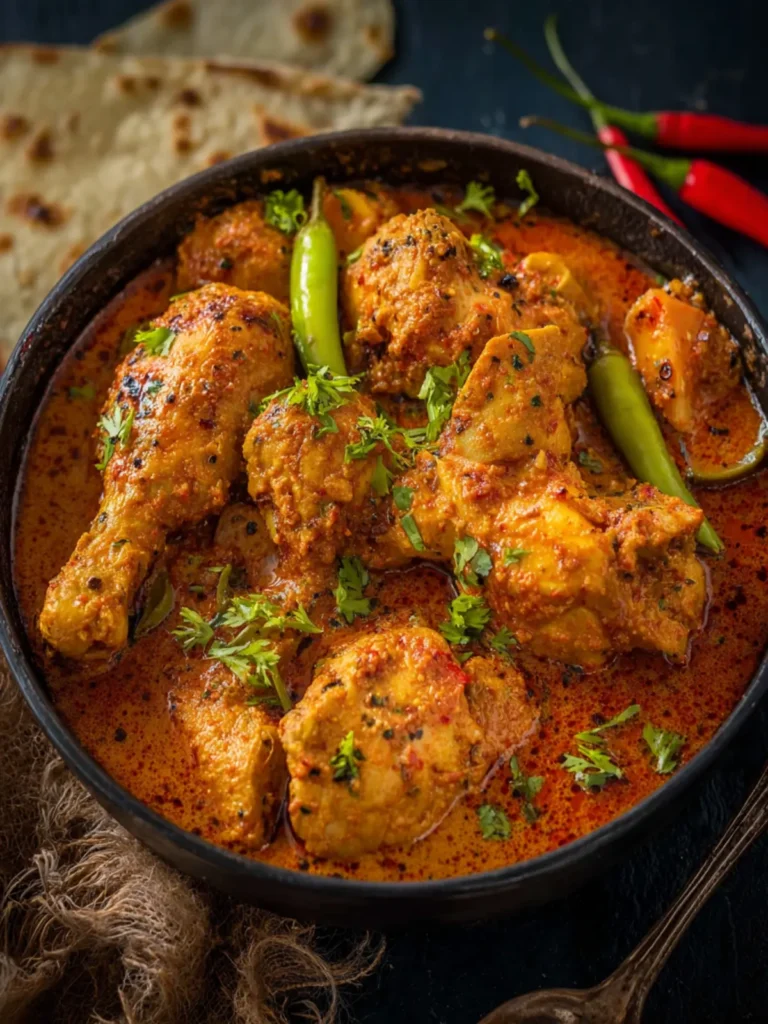 Kadai Chicken Recipe (Murgh Karahi) First Image