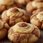 Eggnog Snickerdoodle Thumbprint Cookies First Image
