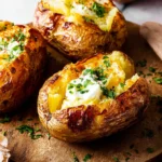 Air Fryer Baked Potatoes First Image