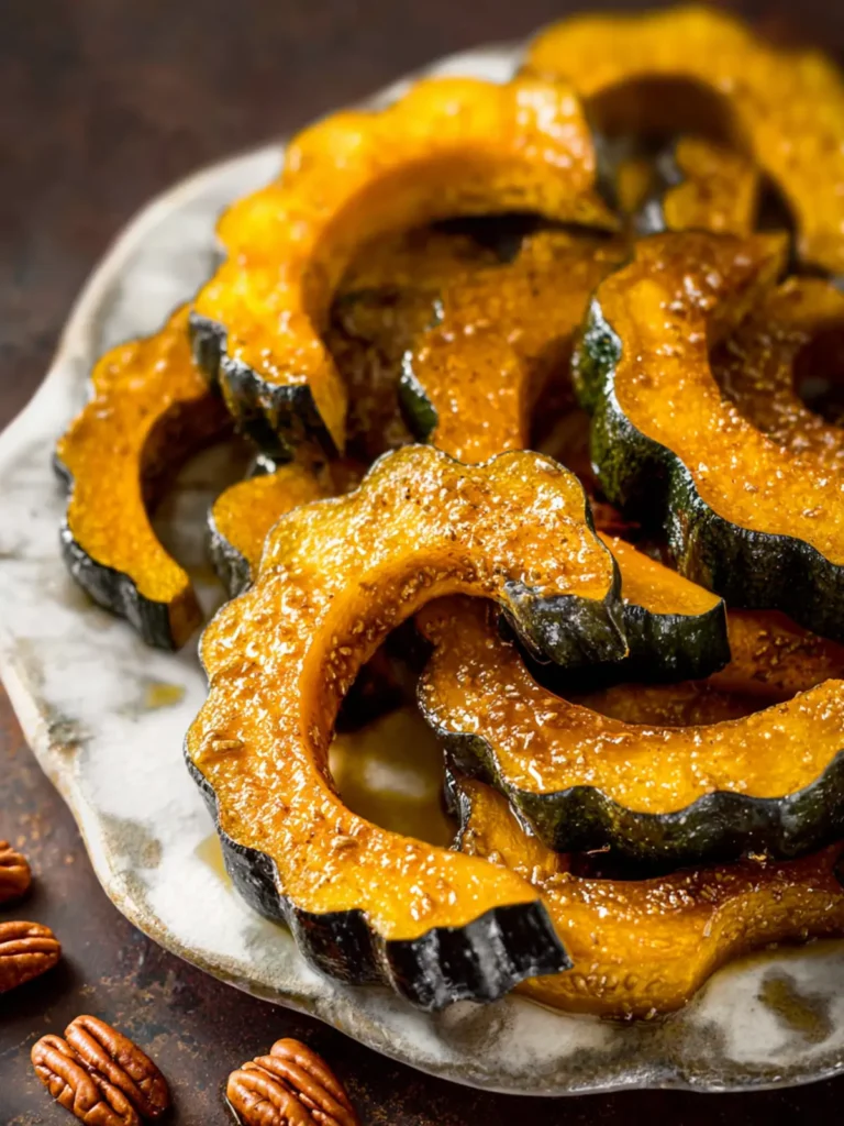 Baked Acorn Squash Slices First Image
