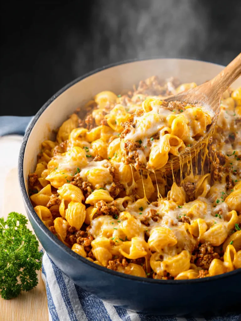 Beef Enchilada Mac and Cheese First Image