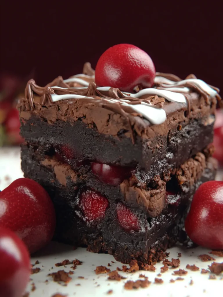 Black Forest Brownies First Image