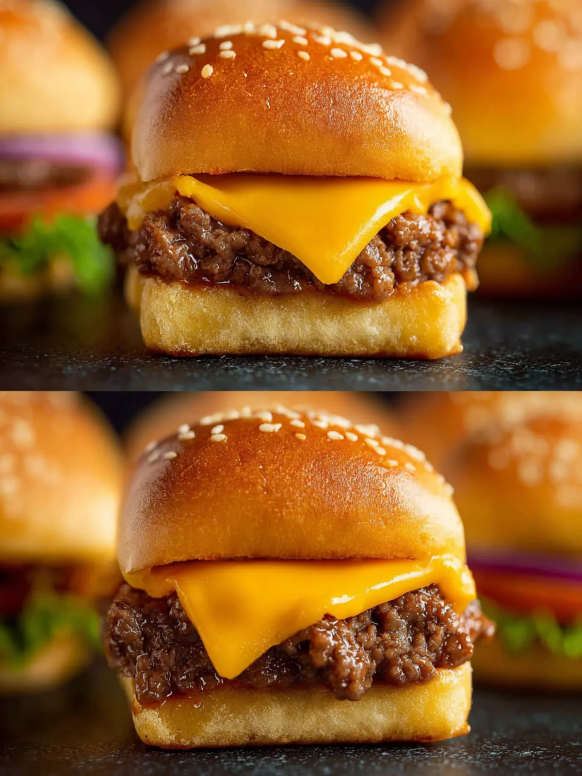 Cheeseburger Sliders Easy Recipe First Image