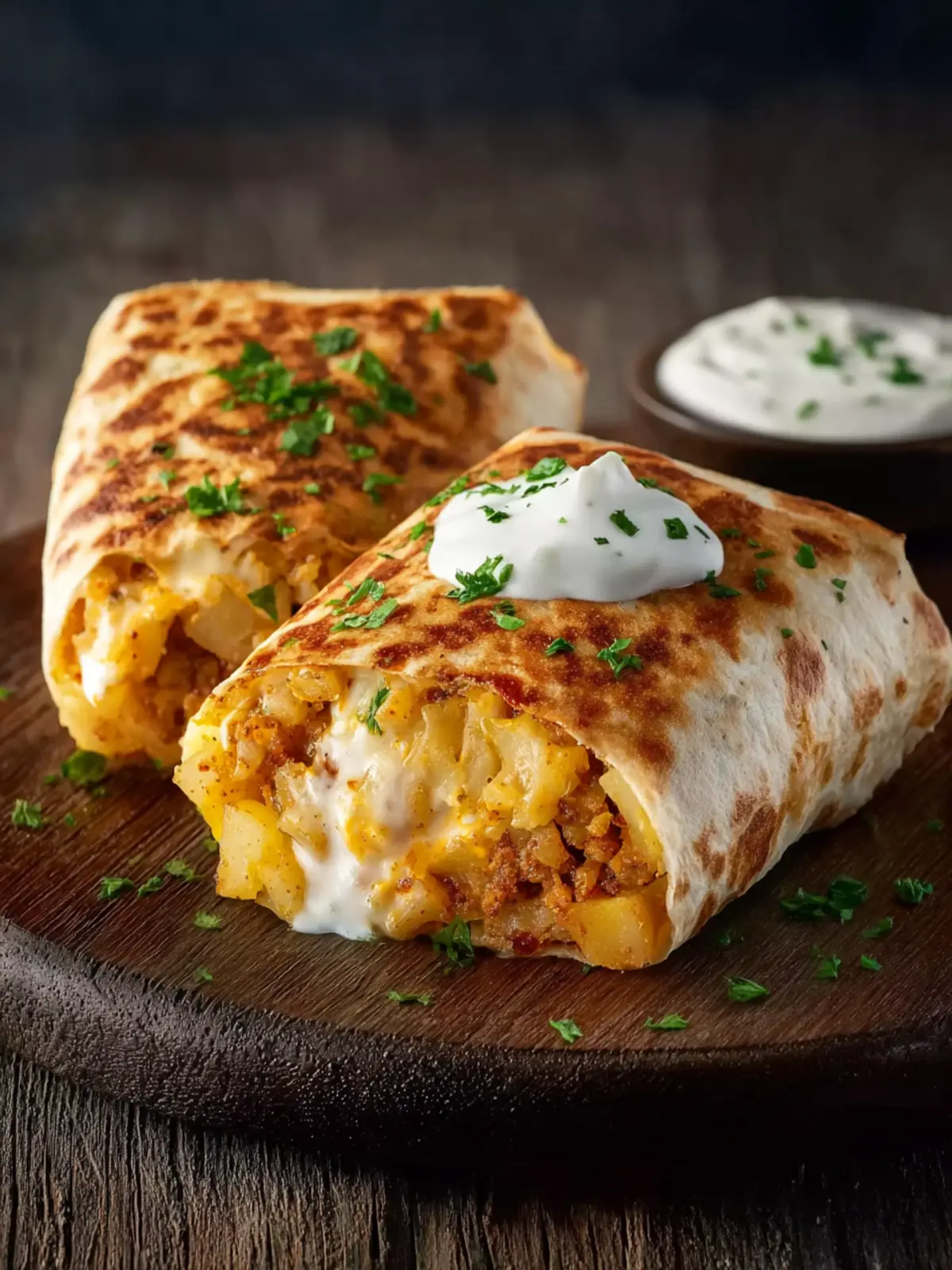 Cheesy Potato Burritos: A Cozy Comfort Meal Wrapped in Tradition First Image