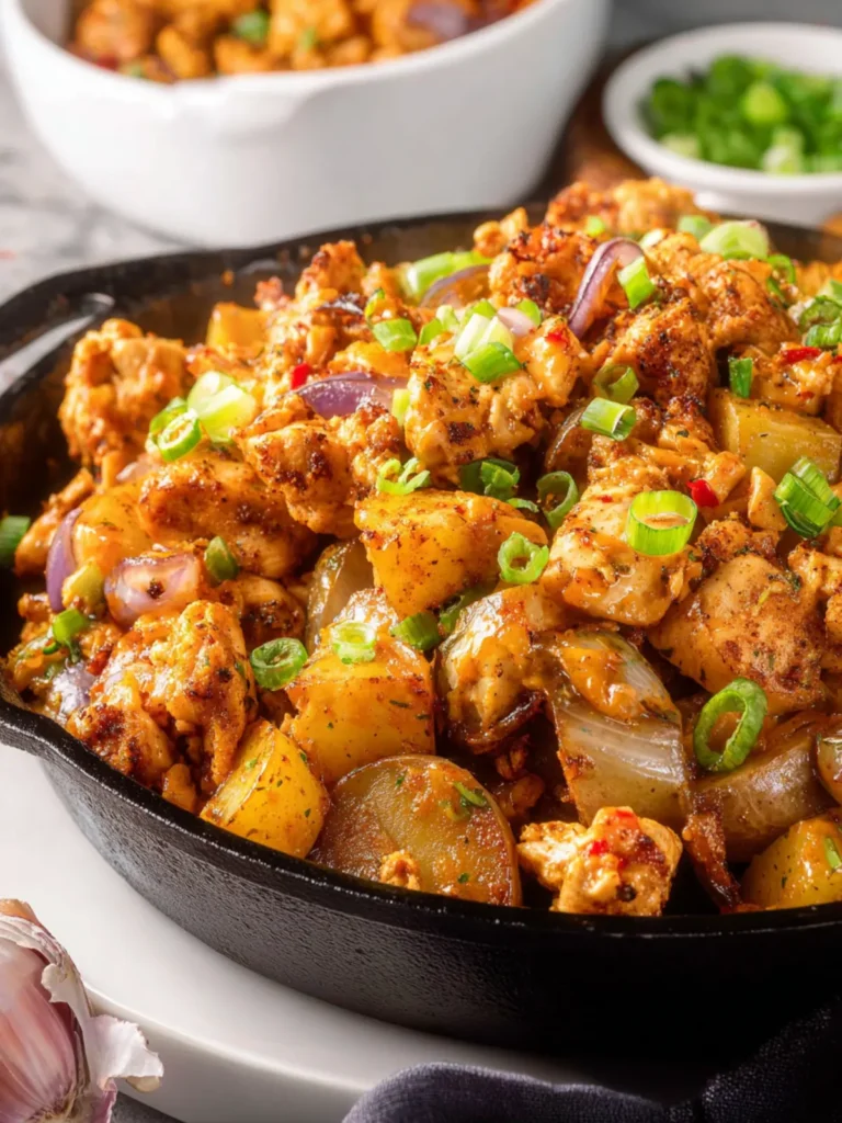 Chipotle Chicken and Potato Skillet First Image