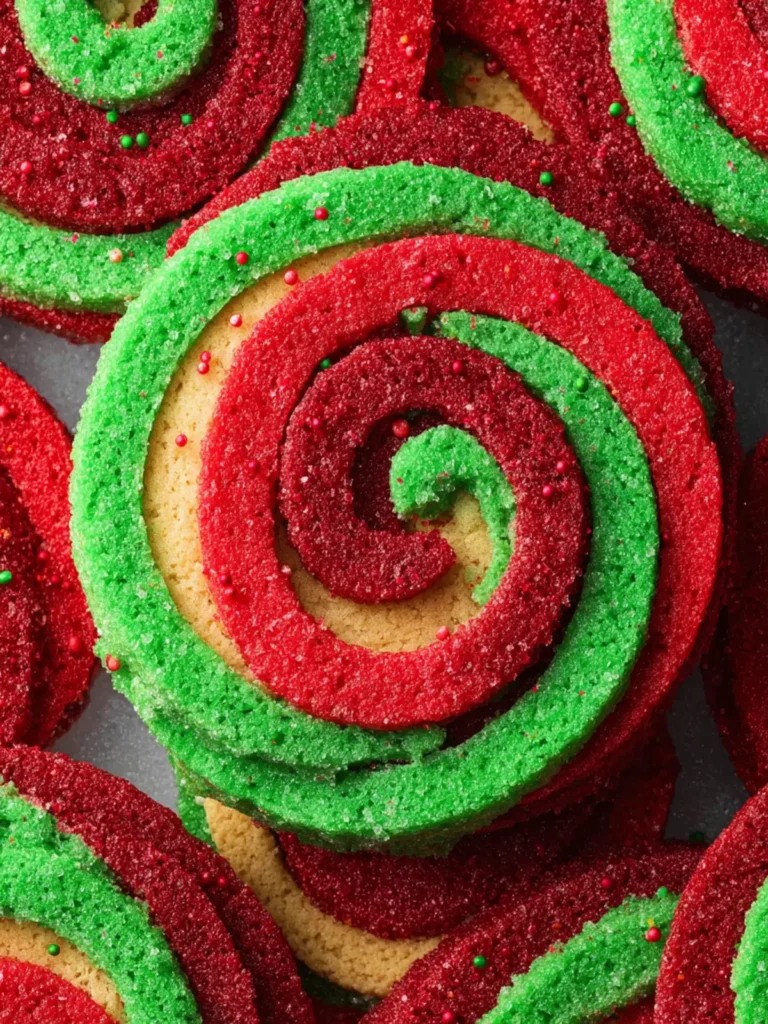 Christmas Pinwheel Cookies {Spiral} First Image