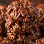 Classic No Bake Cookies (Quick Oats, Chocolate, Peanut Butter) First Image