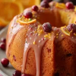 Cranberry Orange Bundt Cake First Image
