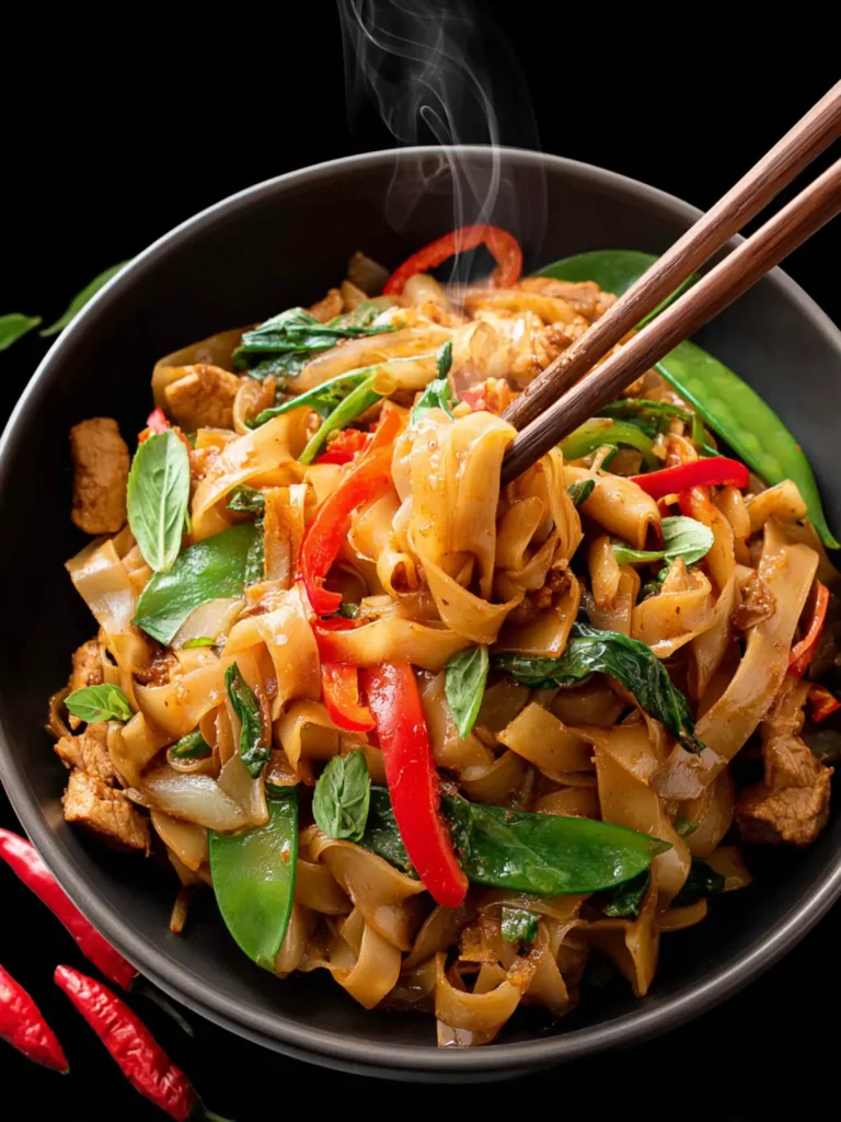 Easy Thai Drunken Noodles First Image