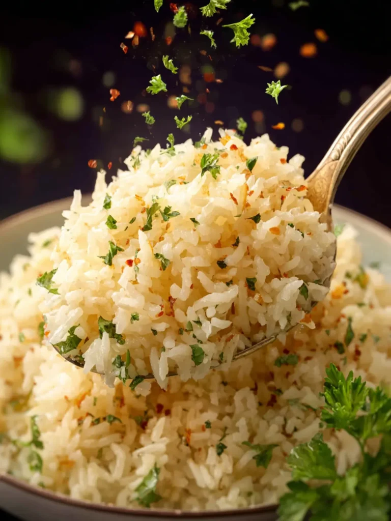 Garlic Parmesan Rice First Image